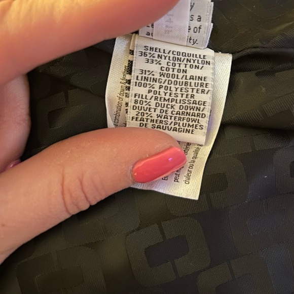 Diane Von Furstenberg Black Hall Sparkle Glitter Puffer Coat Jacket Small NWT - Picture 8 of 9